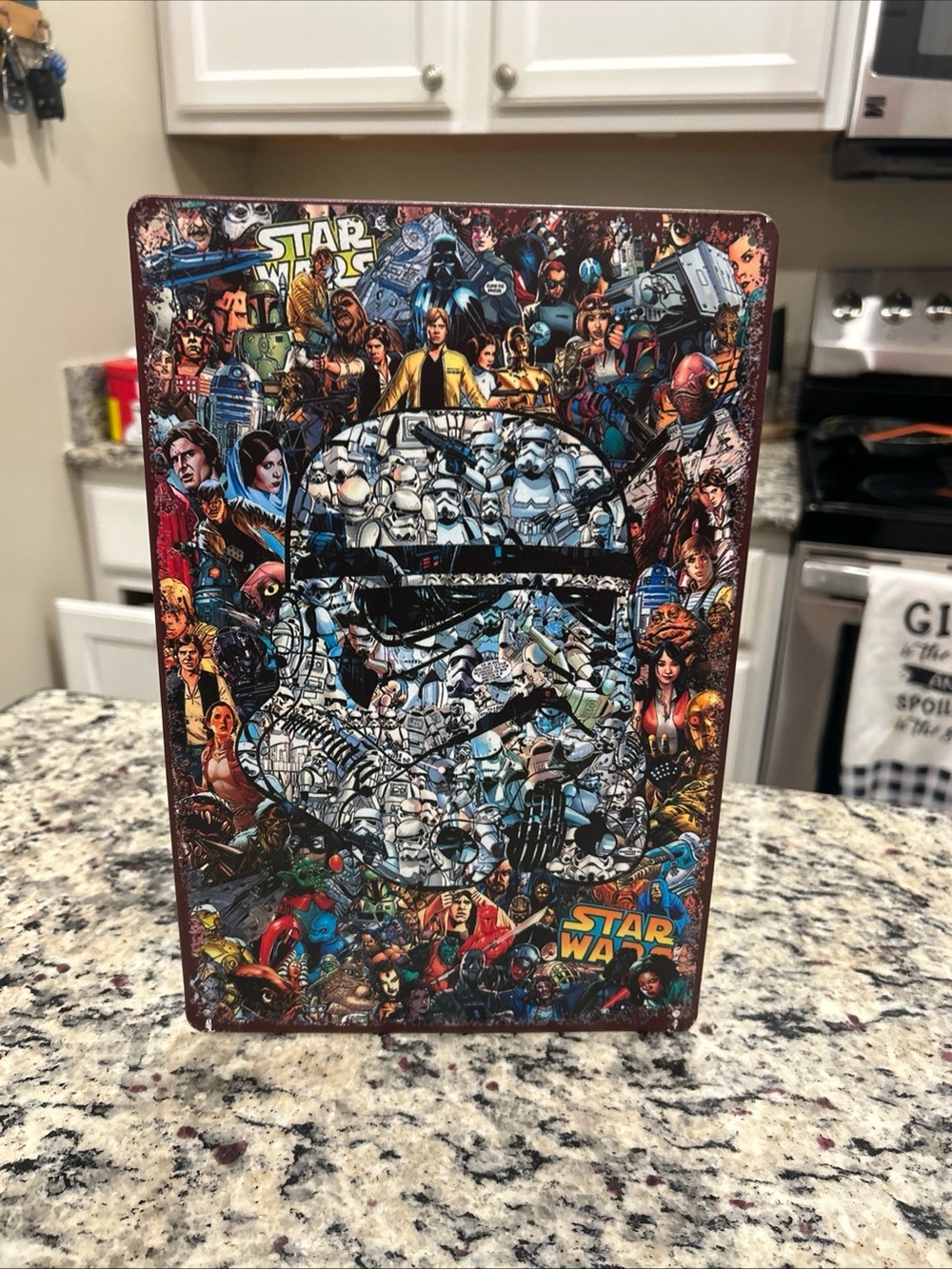 Star Wars Stormtrooper Collage Tin Sign 8x12”